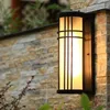 Candeeiro de parede Vintage Alpendre Luz 1 Pc Iluminação Exterior Pátio Grande Vidro Jardim Varanda Antiguidade À Prova D' Água Arandela