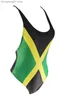 Vrouwen Badmode Gratis verzending sexy Caribbean Jamaica vlag Een Stuk BADPAK BADMODE maat M L XL XXL T230606