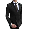 Herrenanzüge Herrenanzug Outfits Smoking Burgunderrot Spitzenrevers Zweireiher Weiß Hochzeitsblazer Jacke Hose Slim Fit Kostüm Homme Mantel