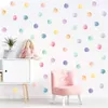 Multicolore Points Stickers Muraux Vinyle À Pois Stickers Cercle Stickers Muraux pour Enfants Garçons Filles Chambre Salon Décoration Murale