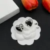 Or argent coeur boucle d'oreille femmes Stud couple Designer bijoux en acier inoxydable cadeaux femme accessoires en gros