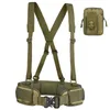 Soutien de la taille Tactique Molle Ceinture Armée Militaire Spécial Nylon Ceinture de Combat Pratique pour Hommes EAS en forme de H Doux Rembourré Réglable