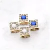 Cuff Links Gold Crystal Men Square Zircon Formal Business Shirt Cufflinks Button Fashion Jewelry Will And Sandy Drop Delivery Tie Cla Dhodu