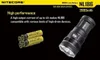 100% Original Nitecore NL186 18650 Bateria de Lítio 2600mAh 3.7V Li-ion Recarregável para Farol Lanterna LED Luz Vs NL1826