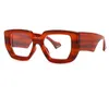 Montature per occhiali da sole Occhiali da vista con montatura grande quadrata vintage Occhiali con montatura in legno moda Occhiali da vista verdi ottici trasparenti da donna 230605