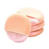 Esponjas de Maquiagem 1Pç Pó Facial Base Puff Forma Redonda Esponja Cosmética Macia Ferramenta de Beleza Presente para Meninas Senhora