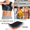 Męskie kształty ciała Sauna trening Shapewear Mężczyźni Kobiety termiczna sportowa odzież gynecomastia zbiornik kompresyjny top kamizelka potu fitness body shaper 230606