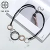 Pendant Necklaces In Round Circles Collar Necklace Vintage Suspension Pendants Decorative Jewelry For Women Korean Unusual Trending Products