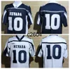C2604 NCAA Vintage Nevada Wolf Pack College Football Jerseys Colin Kaepernick 10 Mens Navy Blue Stitched Tucked Tuctions S-XXXL