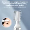 Épilateur Anlan LED Light Light Electric Everwebrow Trimmer Eye Eye Infarming Razor mini portable Shaper Facial Hair Remover Epilator Makeup Tools