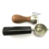 Tools Mini Dalbergia Odorifera Wooden Tamper For Kamira Espresso Maker Powder Hammer 32.8mm Stainless Steel Base Coffee Accessories