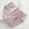 Maternité intimes coton culottes femmes sous-vêtements Sexy fille couleur unie slips femme sans trace Lingerie pour femme