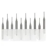 Frees 10pcs PCB Milling Cutter Set 0.81.3.175mm Crucling Cutter 3.175mm Mnank CNC AND MLL