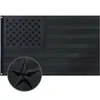 Factory Wholesale 3x5 ft American Flag Outdoor Heavy Duty US USA Flags Black Unite State Embroidered Star Sewn Stripes Brass Grommets Strongest 150D 210D