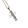 Collier de créateur classique Collier pour hommes pour femmes Bijoux de luxe Motif de serpent Spliced Cross Shape Party Collier pour hommes Bijoux de créateur