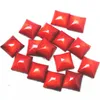 Crystal 4PCS Nature Red Coral Cabochons No Hole Size 10x10MM For Women Earring Making DIY Findings Free Shipping HOT ONES