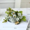 Decorative Flowers Rose Artificial Silk Scrapbook Fake For DIY Living Room Garden Wedding Decoration Christmas Bouquet Vase