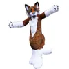 Husky chien fourrure renard mascotte Costume en cuir Halloween Costume jeu de rôle noël pâques annonce vêtements