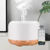 Apparaten Luchtbevochtiger Essentiële olie diffuser 500ML Ultrasone Cool Mist Maker Fogger Luchtbevochtiger LED Lamp Geurverspreider Elektrisch