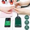 Nail Manicure Set 45000RPM Electric Drill Machine Rechargeable With LCD Display Portable Cordless Art Tools 230606