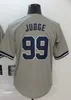 Juiz Aaron Juan Soto Jerseys Mulheres Juventude Derek Jeter Anthony Volpe Kids Blue White Stitched Baseball Jerseys