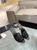 designer sandale femmes canal diapositives plate-forme plage en plein air en cuir flip flop sandales plates style hawaïen sandale pour été plage décontracté léger glissement 0605