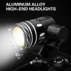 Bike Lights Z30 15000LM LED Light Bicycle USB Rechargeable Headlight Flashlight Waterproof Zoomable Cycling Lamp for 230607