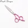 Tools Z9122 6" 17cm 440C JP 440C Purple Dragon Hairdressing Supplies Cutting Shears Thinning Scissors Willow Leaf Shape Hair Scissors