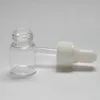 10 pièces petit échantillon de parfum bouteilles en verre flacon compte-gouttes pour huile essentielle 2 ml clair Mini bouteille BY12