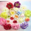 Decorative Flowers Wedding Decoration DIY Handmade Headdress Hat Flower Rose Simulation Cloth Fake Pography Po Props