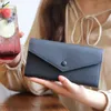 Genuine cow leather women designer wallets long style lady fashion casual clutchs female zero card purses no356