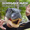 パーティーマスクジュラシック恐竜マスク音声ライトサウンドエフェクトパーティートイロールプレイボーイズガールズバースデーギフト大人の面白い屋外マスクギフト230606