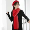 Sjaals Japan en Korea's zoete herfst winter warme kwastjes gebreide plaid effen kleur sjaal Rd27