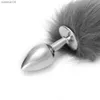 Sex Toys Soft Wild Anal Plug Metal Sex Tail Fox Tail Butt Plug Erotic Anus Toys For Adult Tail Flirting Cosplay Accessorie L230518