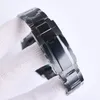 Zegarek czarnej skorupy Męskie automatyczne mechaniczne 7750 zegarki 40 mm funkcja rozrządu Sapphire Wodoodporna 904L ze stali nierdzewnej Montre de Luxe