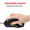 Mice Mice Wired Gaming Mouse 10000 Optical Sensor RGB Backlit Photo Setting Macro for PC Gamers Office Home