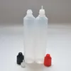 5pcs 60ml PEBD Vazio Forma de Caneta Plástico Apertável Conta-gotas E Garrafas Recarregáveis de Suco Líquido I9G4