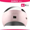 Nageltorkar SUNUV UV Nagel torktumlare Lamp UV LED för naglar torktumlare 54W/48W/36W islampa för manikyrgel nagellampa Torklampa för gellack 230606