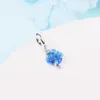 2023 NEW 925 STERLING SILVER BLUE MURANO GLASS GLANGYTREES DANGLE CHARM FITITING PANDORA BRACELET BEADS JEWELRY FOR WOMEN