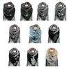 Scarves Women Scarf Winter Fashion Printing View Art Printed With Button Functional Soft Wrap Casual Warm Shawls