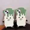 Оптовая эксплуатация бесплатно DHL Corean Cute Cartoon Thone 3D телефона для iPhone 14 13 12 11 Pro Max 14pro 13pro Dimensional Silicone Protect