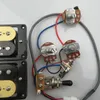 Guitar Pickups Humbucker Pickups 4C With Wiring Harness 2V1T Set Electric Guitar Pickups