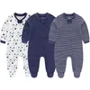 Rompers born Baby Boys Rompers Spring Baby Clothes for Girls Long Sleeve Ropa Bebe Jumpsuit overalls Baby Clothing Kids Outfits 230606