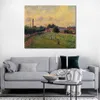 Impressionnisme Camille Pissarro peinture à la main toile Art Kew jardins paysages décoration murale moderne
