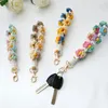 2023 New Flower chrysanthemum keychain cotton rop