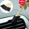 Car Car Air Ountlet Vleaning Sponge Brush Interior Detailing Dust Removal Air Conditioner Grille Cleaner Brushes Auto Accessories