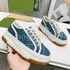 Designer Casual Schoenen Canvas Sneakers 1977 Tennis Reliëf Chunky B Sneakers Vrouwen Lace Up Jacquard Retro Platform Sneaker Veelkleurige Borduurwerk Trainers