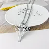 Catene Collana con elefante in acciaio inossidabile per donna Uomo Fashion Animal Hollow Geometric Pendant Box Chain Jewelry