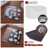 Stamping One Set Of 10pcs Storage Pockets+10pcs Strong Magnet Sheets For Dies Crafts Tranparent Plastic Pockets&Rubber Magnetic Mats
