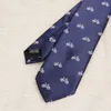 Шея галстуки дизайн животных для мужчин полиэстер сплетен галстук велосипед